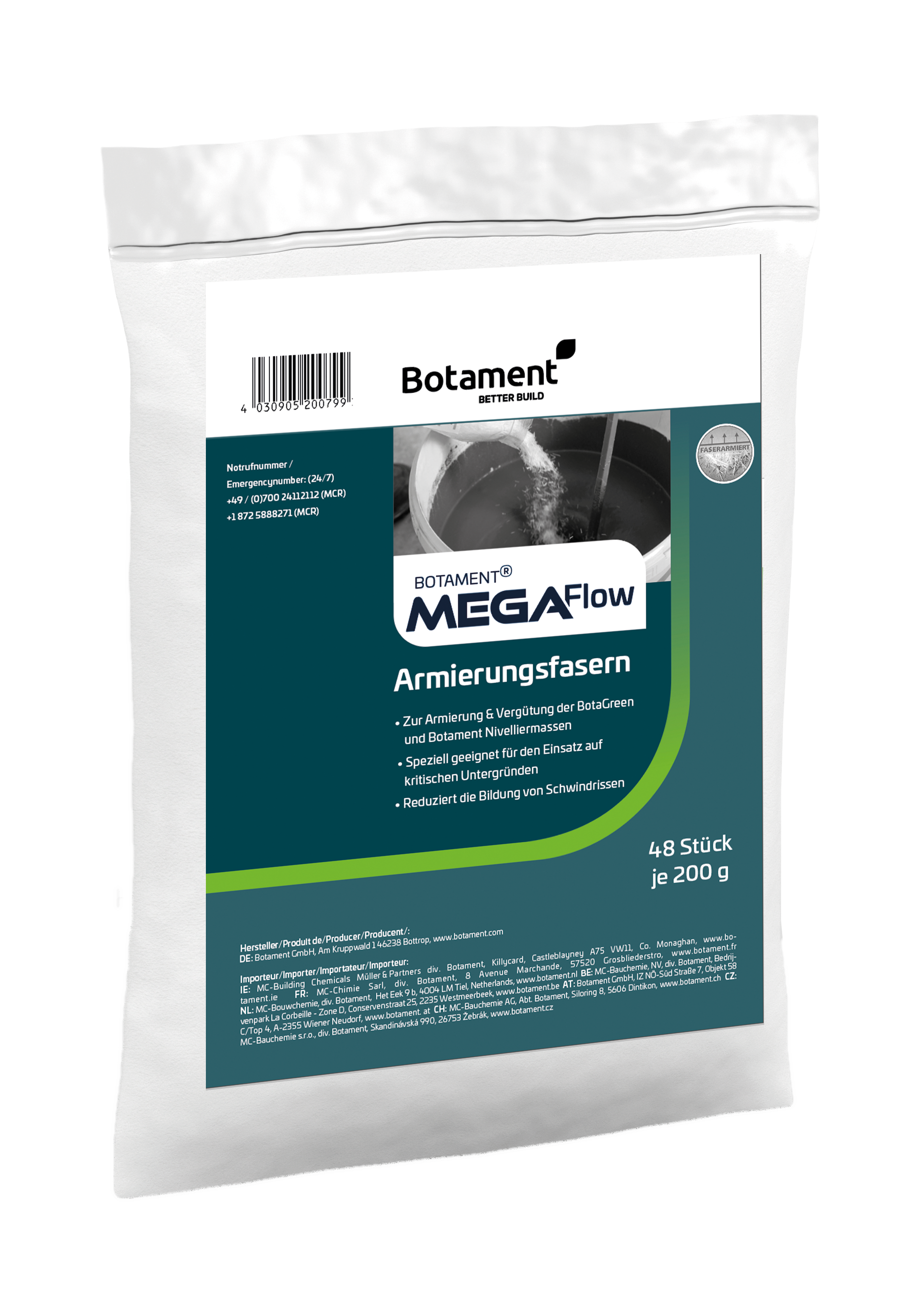 Botament® MegaFlow AF Armierungsfasern